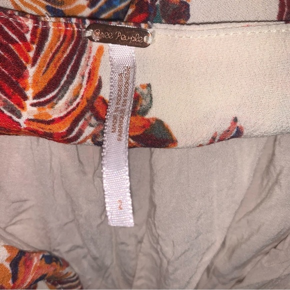 Free People Hot Tropics Floral Cropped Wide Leg Jumpsuit 2 - Picture 8 of 13